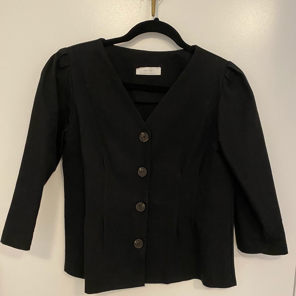 OAK + FORT Button Up Blouse